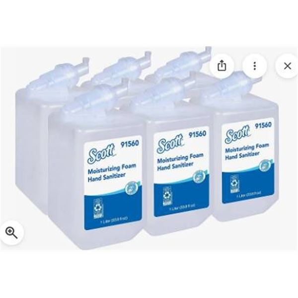 Scott 91560-13 Hand Sanitizer, 6X1L