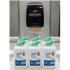 Image 1 : Scott Manual Roll Towel Dispenser & 6X1L SCOTT FOAM SKIN CLEANSER