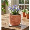 Image 1 : Stone & Beam Floral Embossed Planter Set