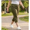 Image 1 : Simon Chang High Waisted Roll-Up Cargo, Size
