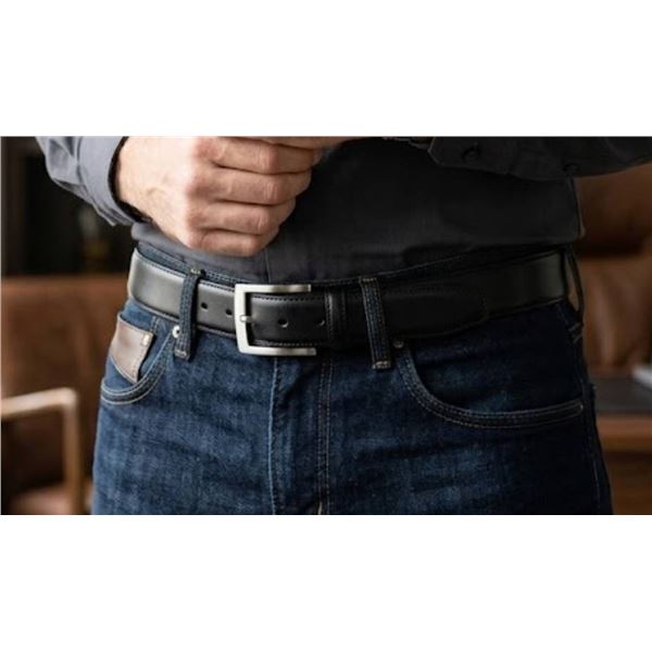 Kenneth Cole Men's Genuine Leather Belt L/G