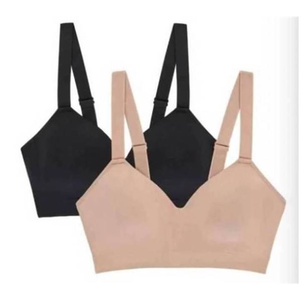 Jones NY 2-Pack Smooth Comfort Bra, S/P