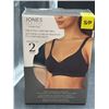 Image 2 : Jones NY 2-Pack Smooth Comfort Bra, S/P