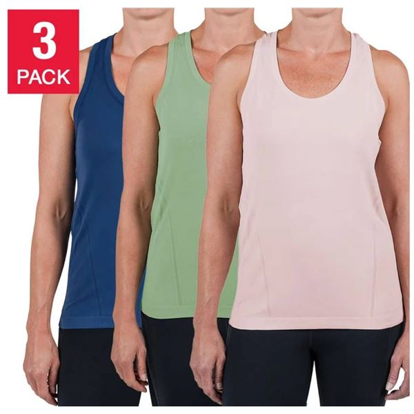Tuff Athletics 3-Pack Seamless Tank S/P