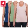 Image 1 : Tuff Athletics 3-Pack Seamless Tank S/P
