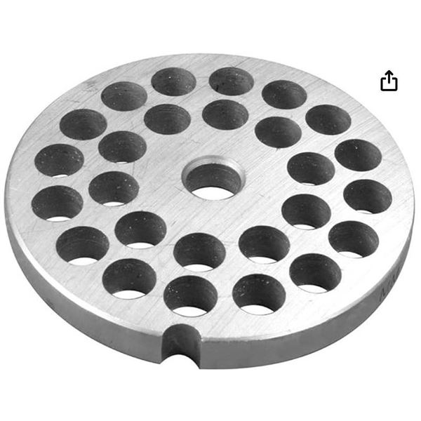 LEM #32 Stainless Grinder Plate - 3/8"