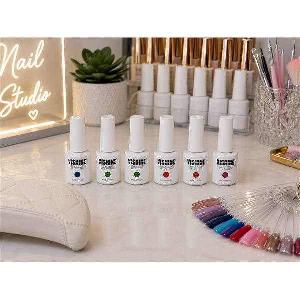 Vishine Jelly Crystal Gel Nail Art Kit  6 x 8ml