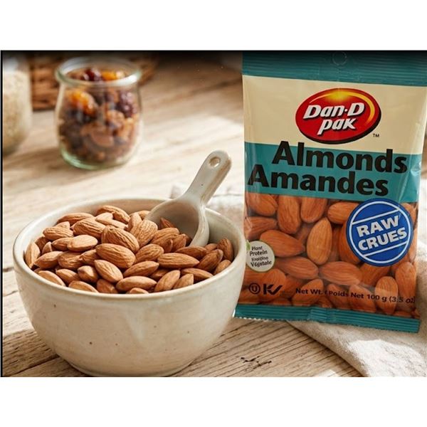 Don D Pak Raw Almonds 10 x 100g Bags