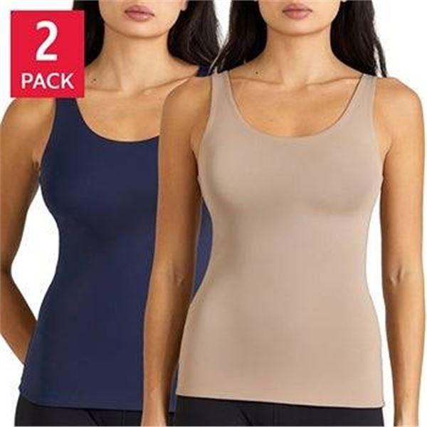 Frank And Oak Women's Contour Tank, Medium 2-pack