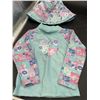 Image 2 : UV Skinz Girls 4T Swim Shirt and Hat Set