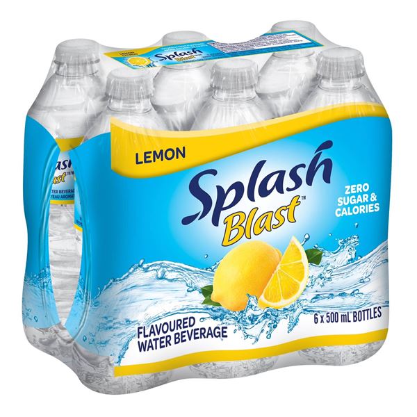 Splash Blast Lemon Water 11x500ml
