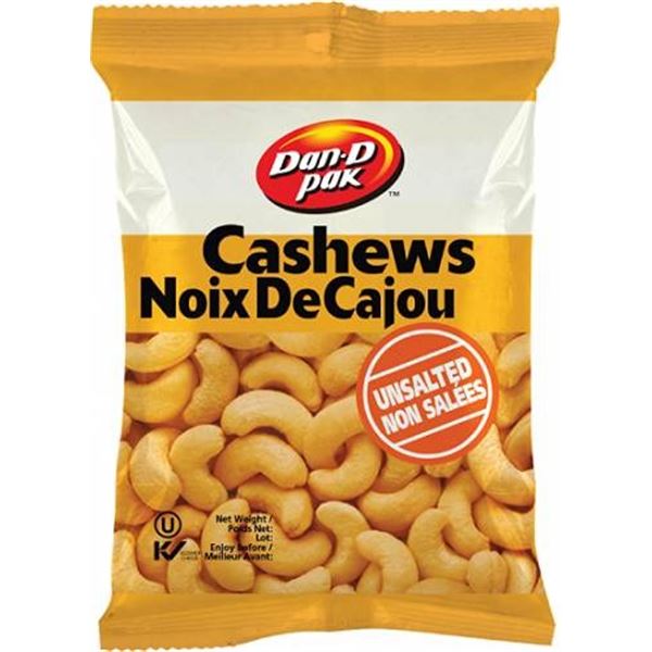 Dani D Pak Unsalted Cashew Packs 10x92g