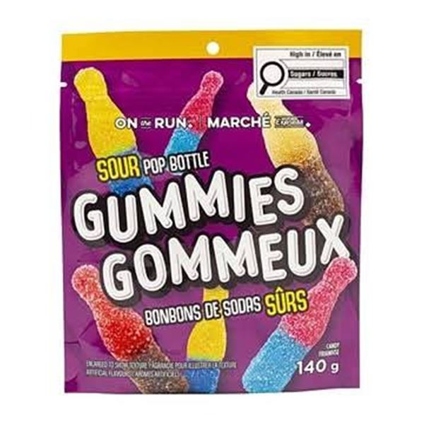 Sour Pop Bottle Gummies 8 x 140g