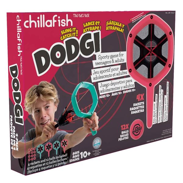 Chillafish Dodgi 4-Pack Racket Game Set