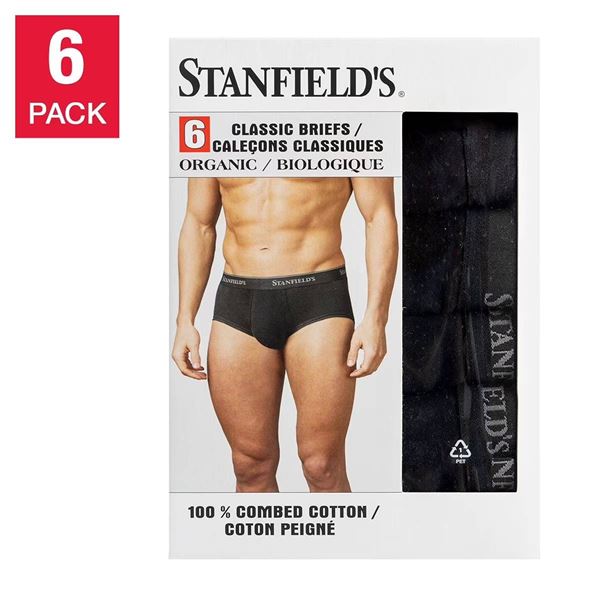 Stanfield's Men's Classic Briefs, 6 Pack, M