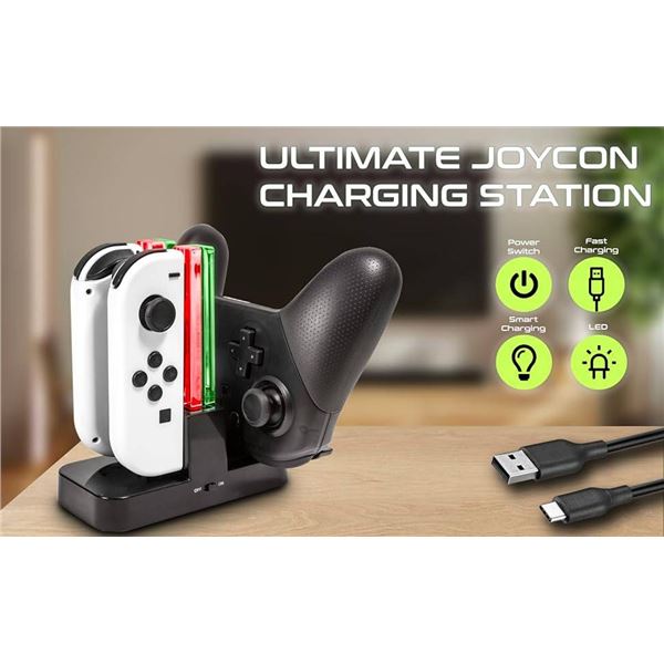 Orzly Ultimate Charge Station for Switch