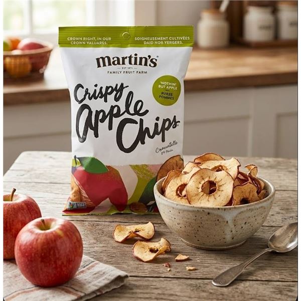 Martin's Crispy Apple Chips 15 x 22 g