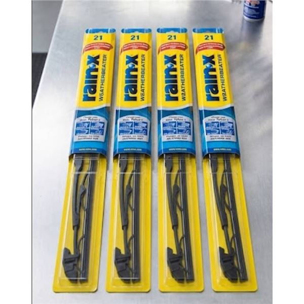 4 Rain-X Weatherbeater 21" Blades