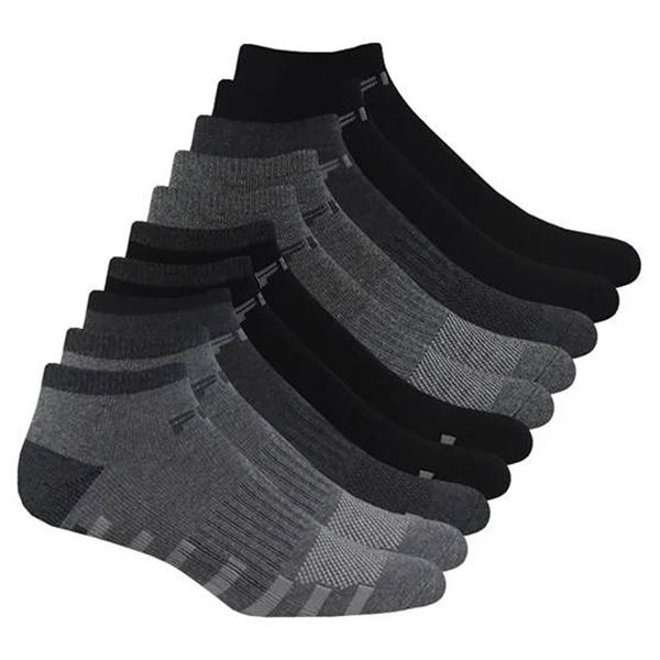Fila Men's Cotton Socks, 8 Pairs, Size 7-12