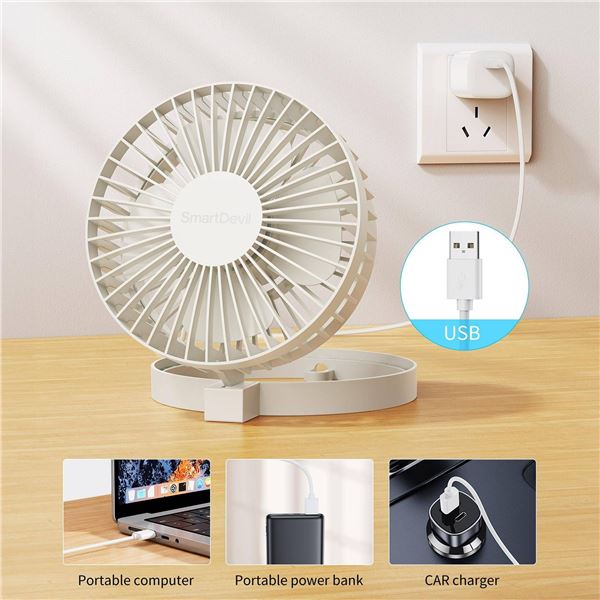 SmartDevil USB Folding Fan Model F17