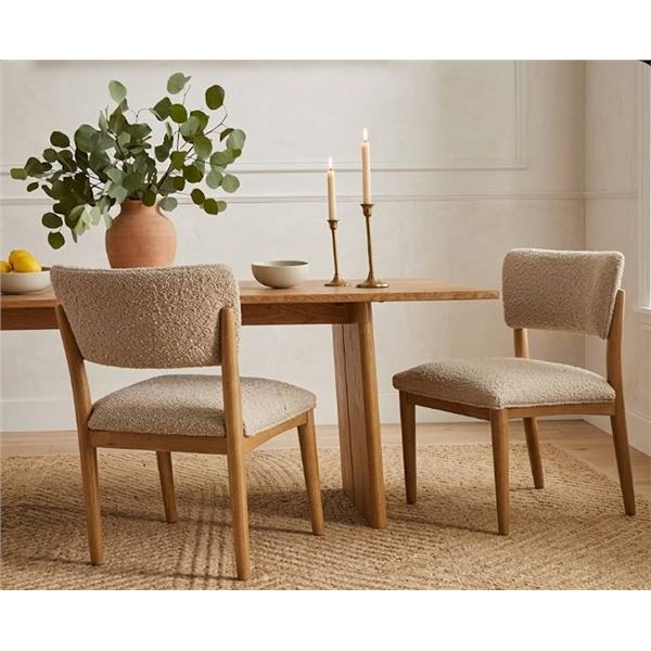 Aiden & Ivy 2-Pack Fabric Dining Chairs