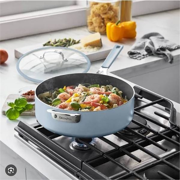 GreenPan 6.5QT Ceramic Saute Pan with Lid
