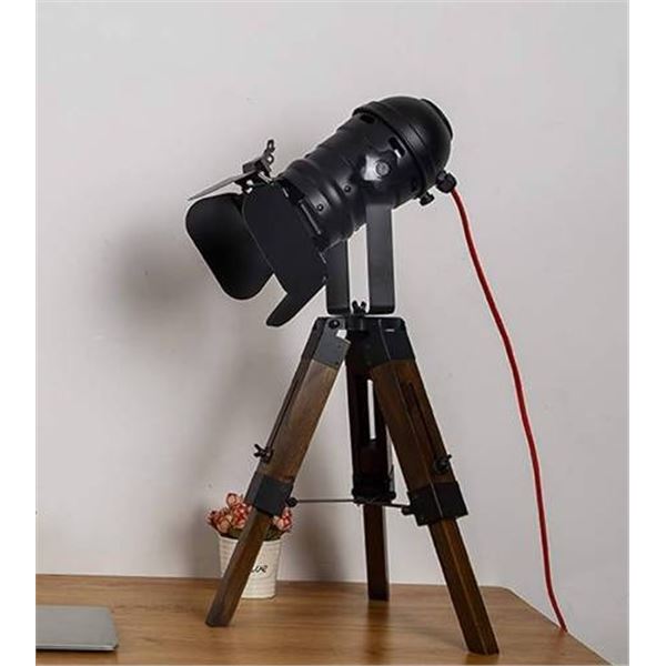 Cinema Tripod Lamp, Black, E26/E27