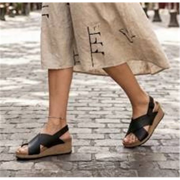 Papillio Samira Ring-Buckle Sandals, Size 38