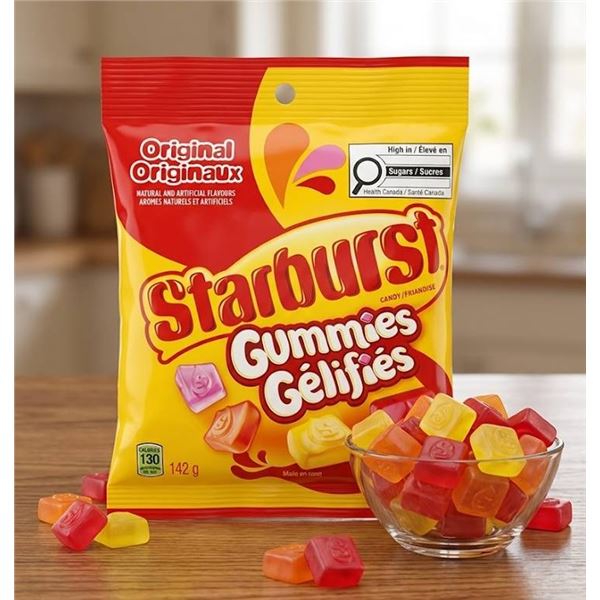 Starburst Gummies 12 x 142g Packs