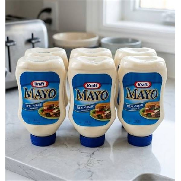 Kraft Mayo 650mL, Pack of 6
