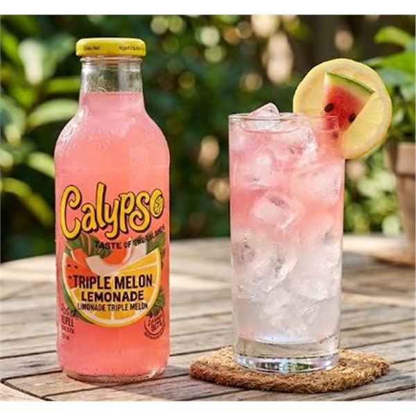 Calypso Triple Melon Lemonade, 12 x 473mL