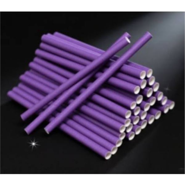 Froster Purple Compostable Straws, 2400 ct