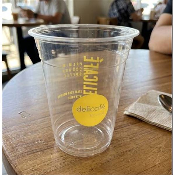 RPET-CC16-DELI 16oz Clear Plastic Cups, 1000