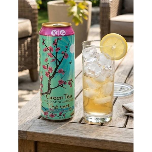 20 Cans Arizona Green Tea with Ginseng 680mL