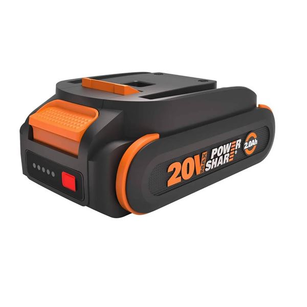 Lot of 2 - WORX WA3669 20V 2.0Ah Li-ion Battery Pack