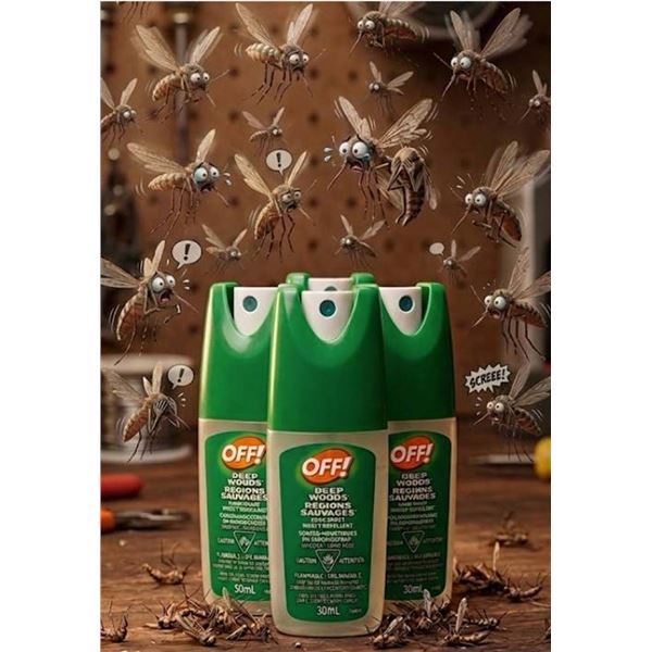 Lot of 5 OFF! Deep Woods Insect Repellents