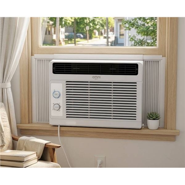 Omni Max 5000 BTU Window Air Conditioner With Remote Control