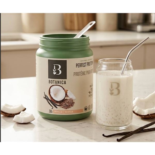 Lot of 2 - Botanica Perfect Protein Vanilla 390g,