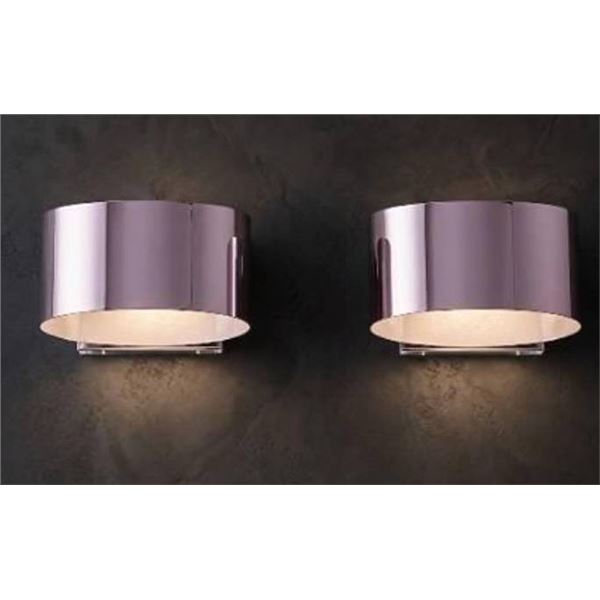 Lot of  2 - Designer Home LED Wall Sconce Model 0986269