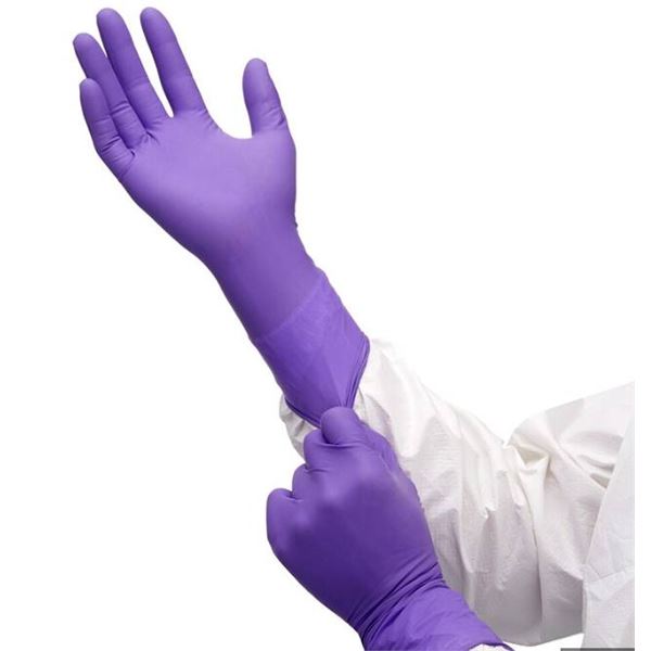 Kimtech Purple Nitrile Exam Gloves, M, 1000ct