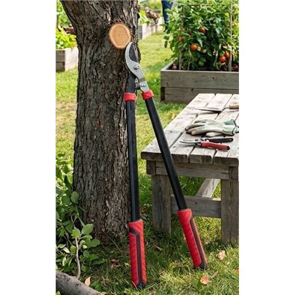Homebase Bypass Lopper with Red Handles