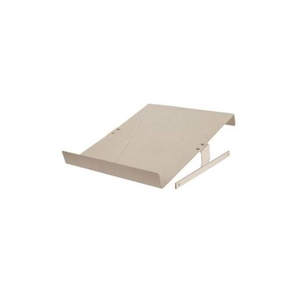 Cubik Half Metal Shoes Shelf, White LV-7854. 16.75 x 20.25 Inch
