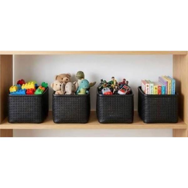 Lot of 2 - Amazon Basics Storage Bins, 2-Pack