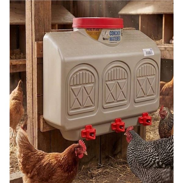OverEZ Indoor/Outdoor Chicken Waterer