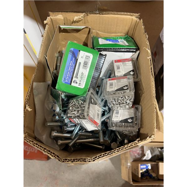 Lot of Assorted Hardware Bolts and Screws Lot