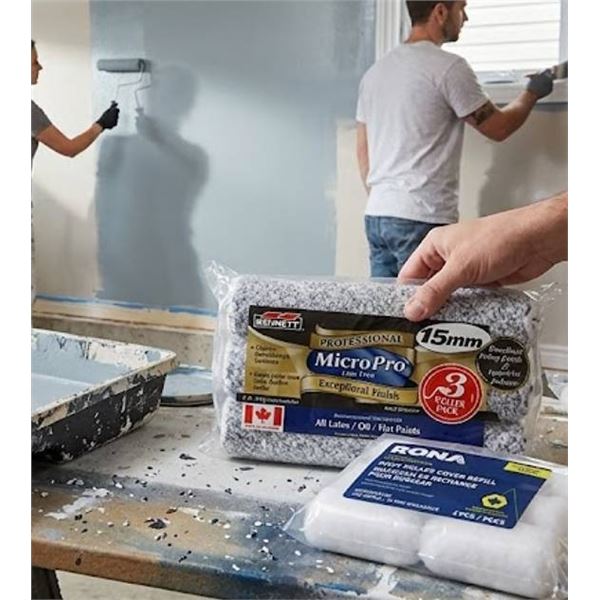 Lot of Bennett and Rona Paint Rollers