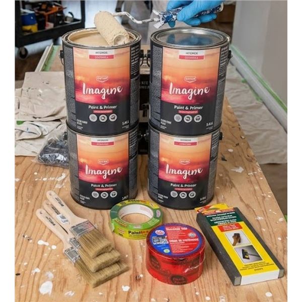 Assorted Lot of Co-op Imagine Paint & Primer Set
