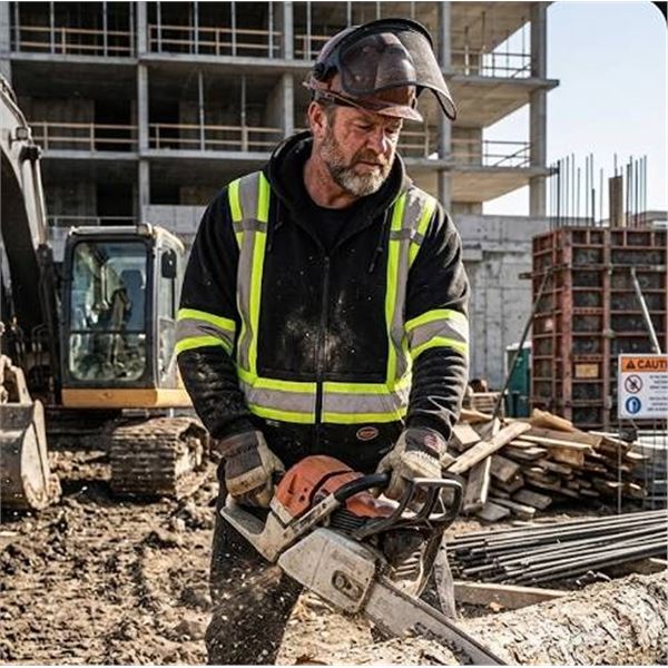 Pioneer 3XL Safety Jacket with Hood