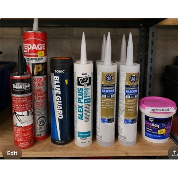 Caulk and Sealant Lot