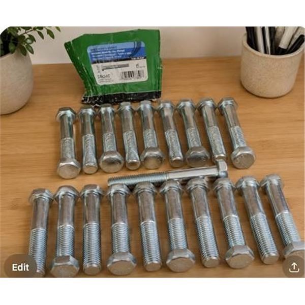 Hillman Grade 5 Hex Cap Screws 20 Pack
